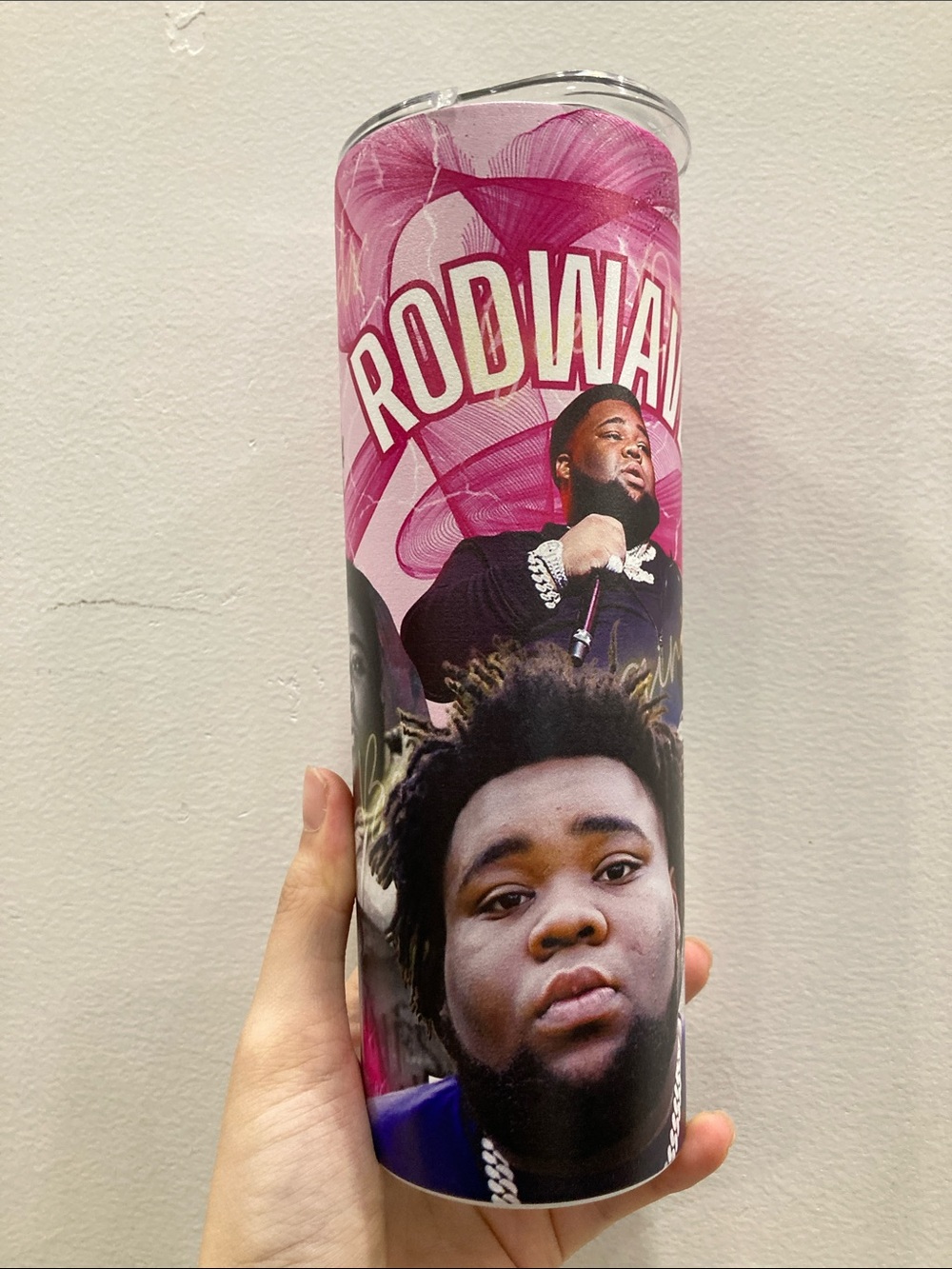 ROD WAVE Inspired Pink Artist Travel Tumbler